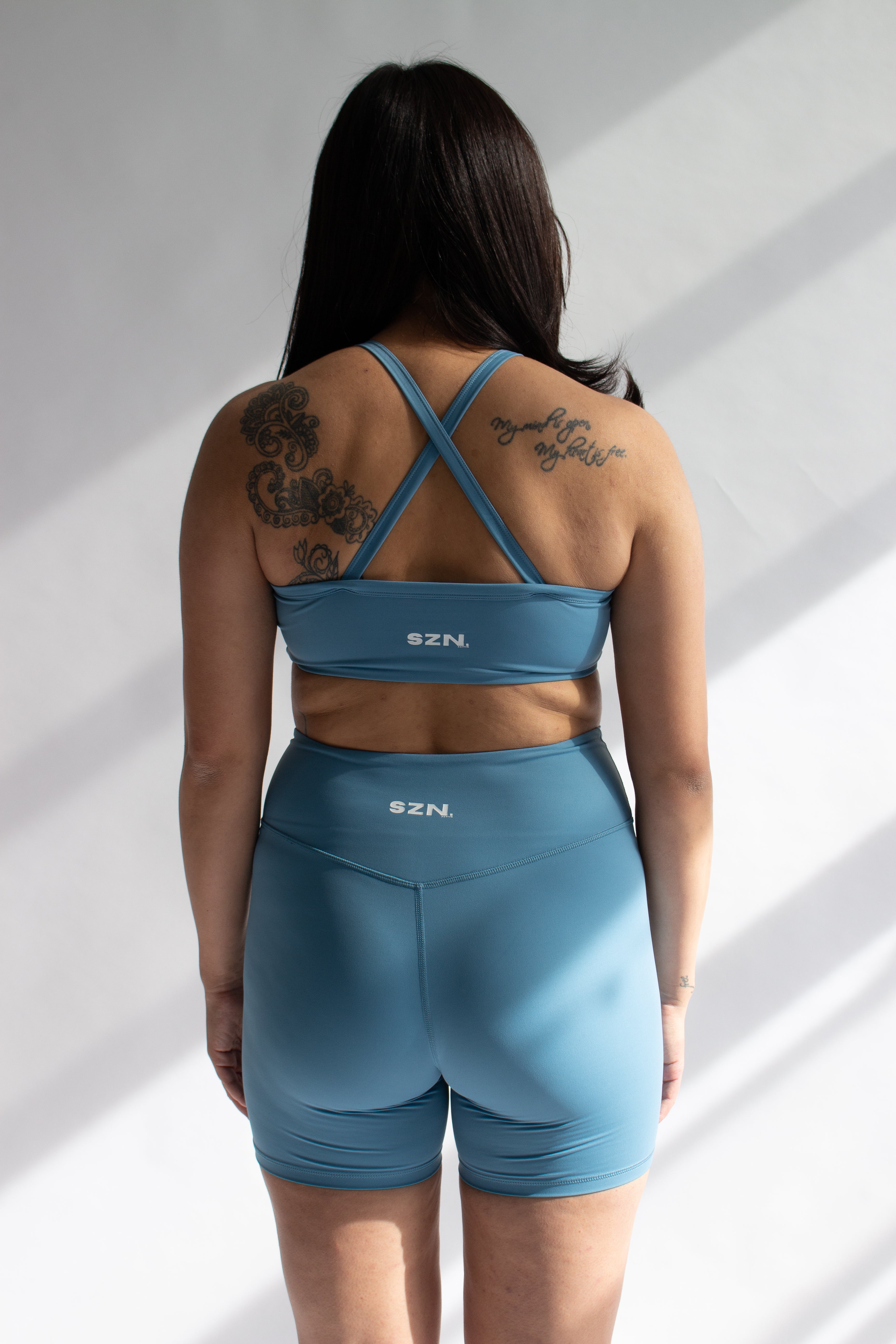 Sculpt Bike Shorts - Skylar Blue – sznactive